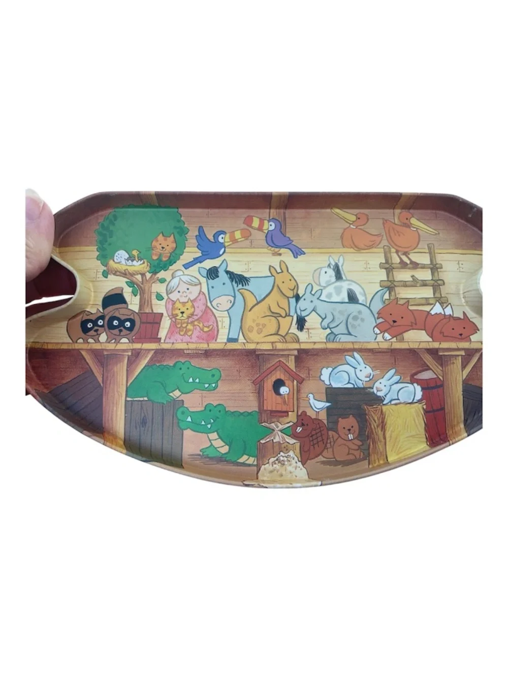 Vintage Tin Noah’s Ark 1990’s